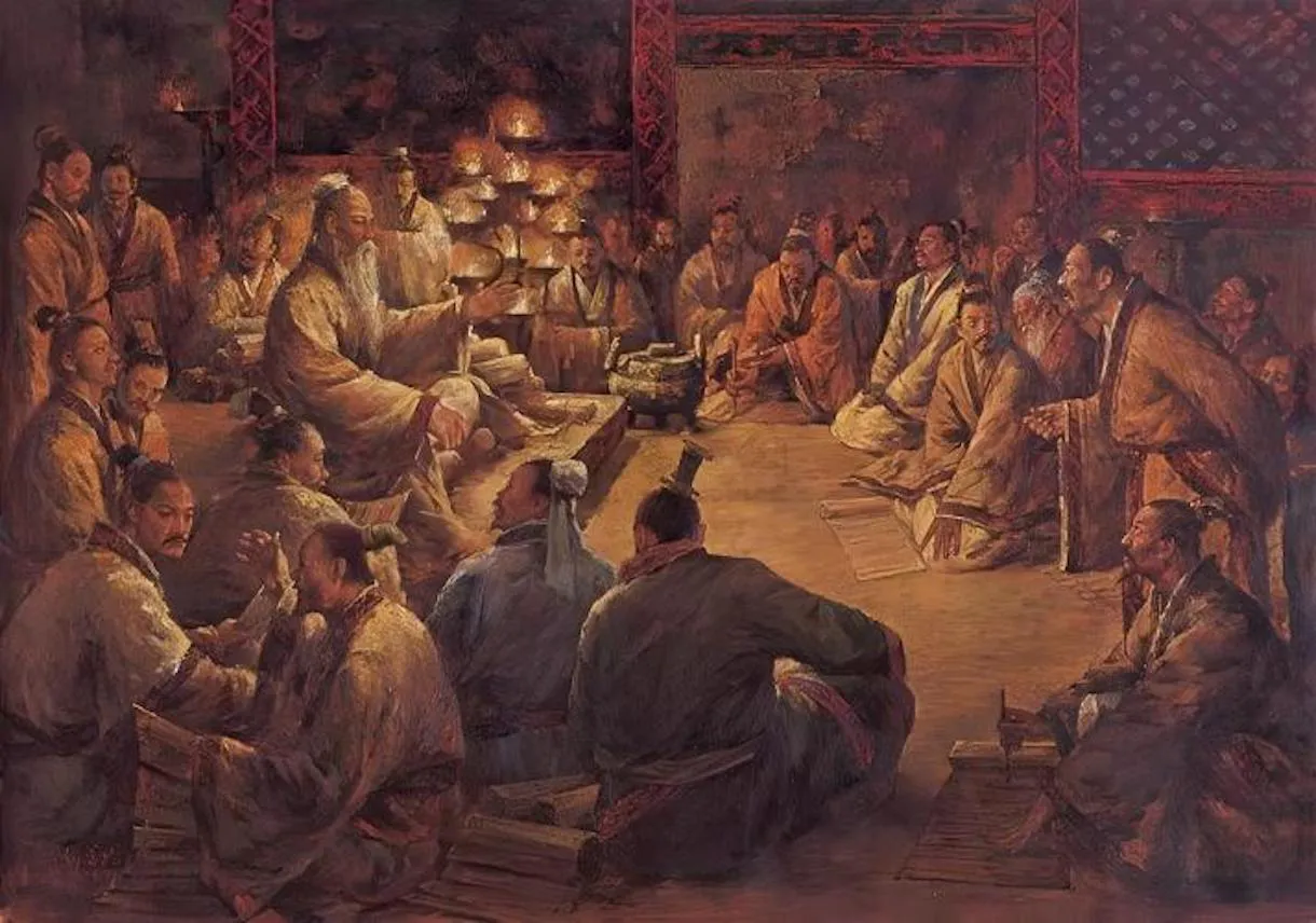 confucius and his followers